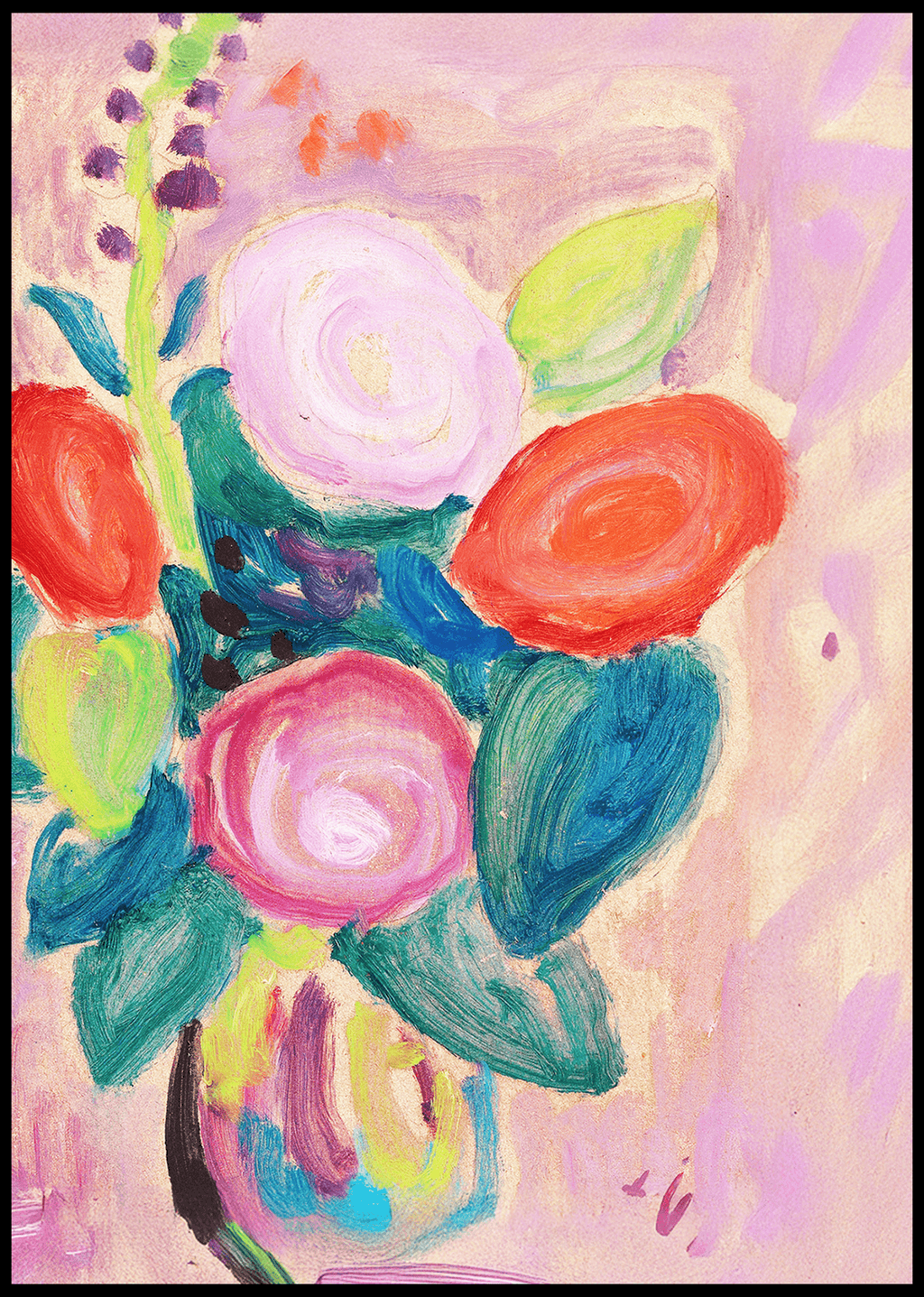 Alexej von Jawlensky - Blumenstrauss in Vase - Hakyarts