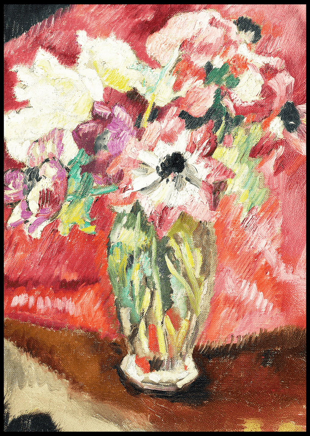 Louis Valtat - Bouquet au Vase de Crystal - Hakyarts