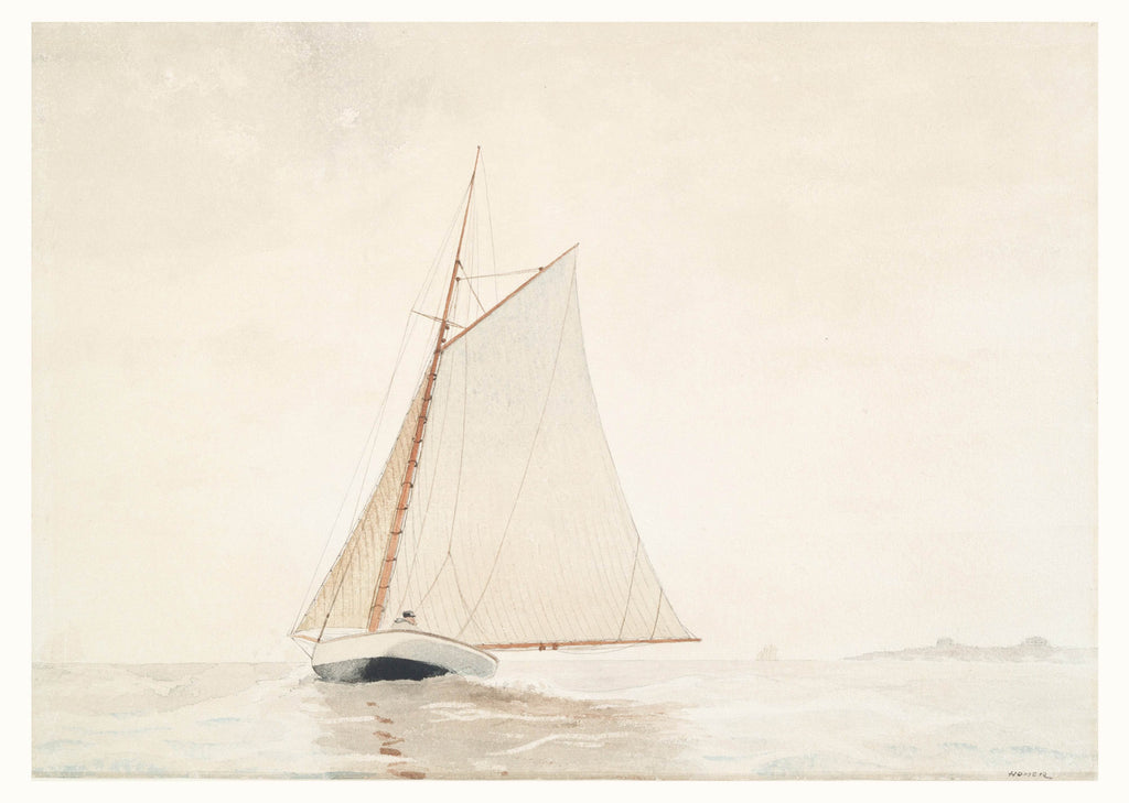 Winslow Homer - Sailingoff Gloucester - Hakyarts
