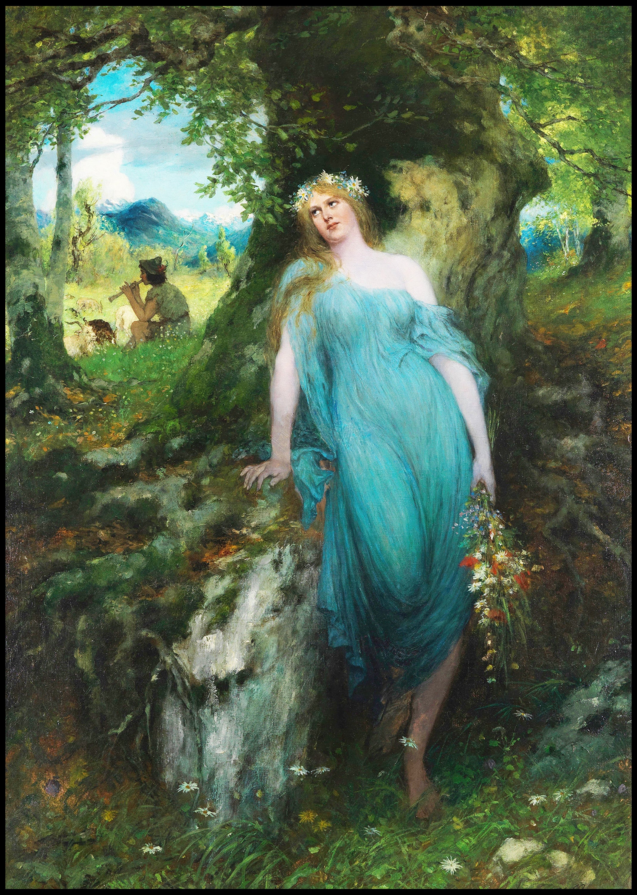 Wood nymph and shepherd