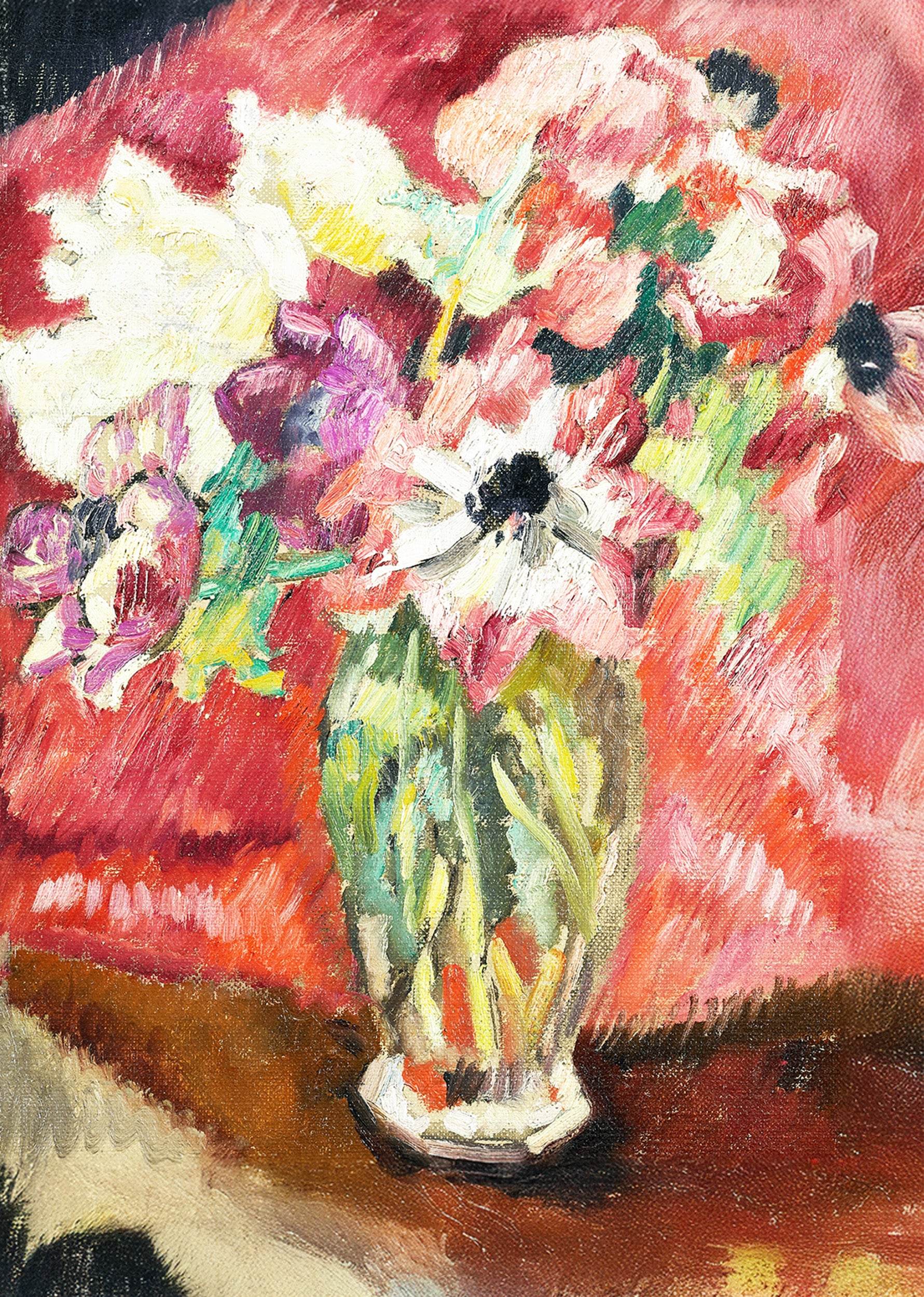 Louis Valtat - Bouquet au Vase de Crystal - Hakyarts
