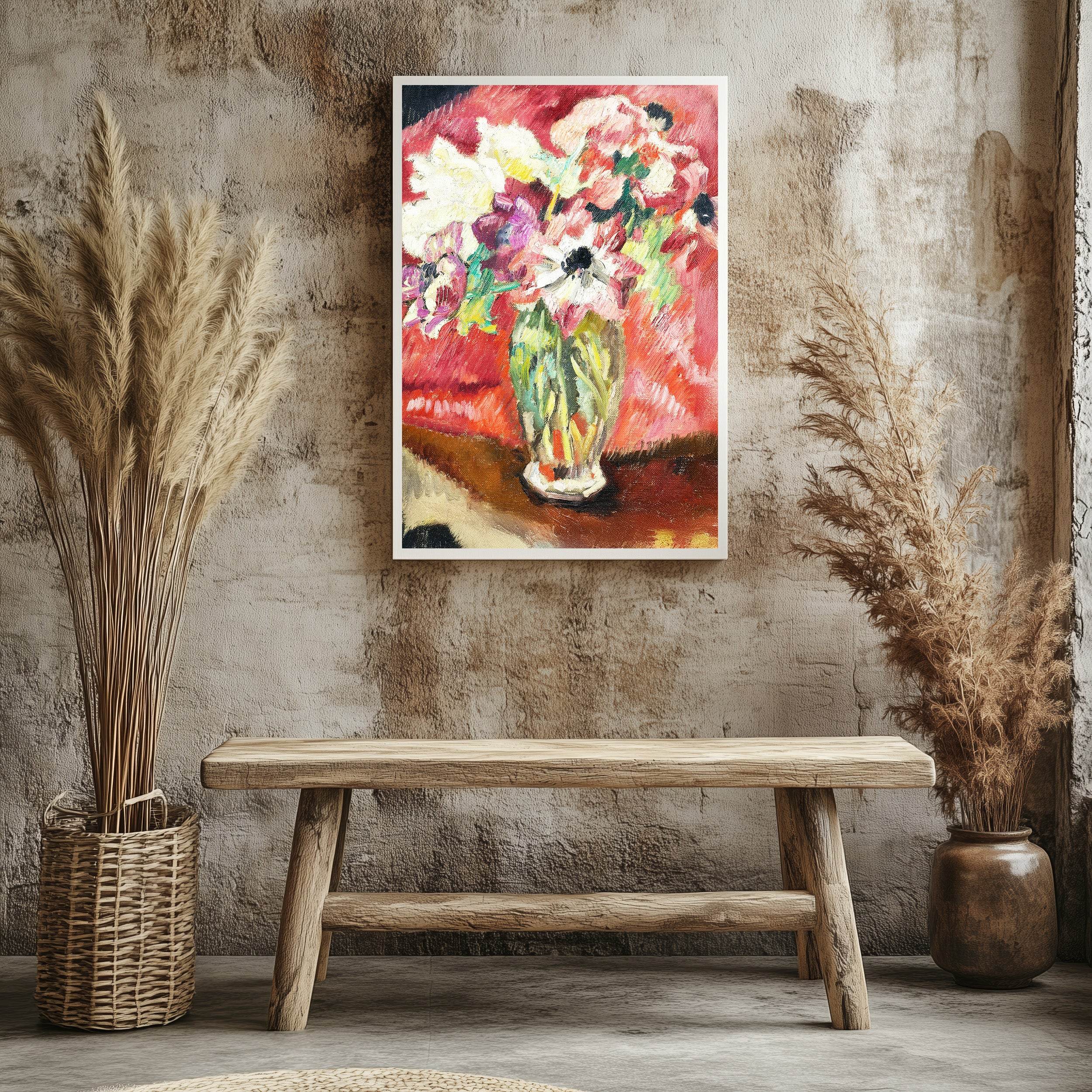 Louis Valtat - Bouquet au Vase de Crystal - Hakyarts