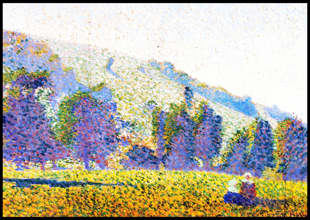 Émile Bernard - Two Breton Women in a Meadow