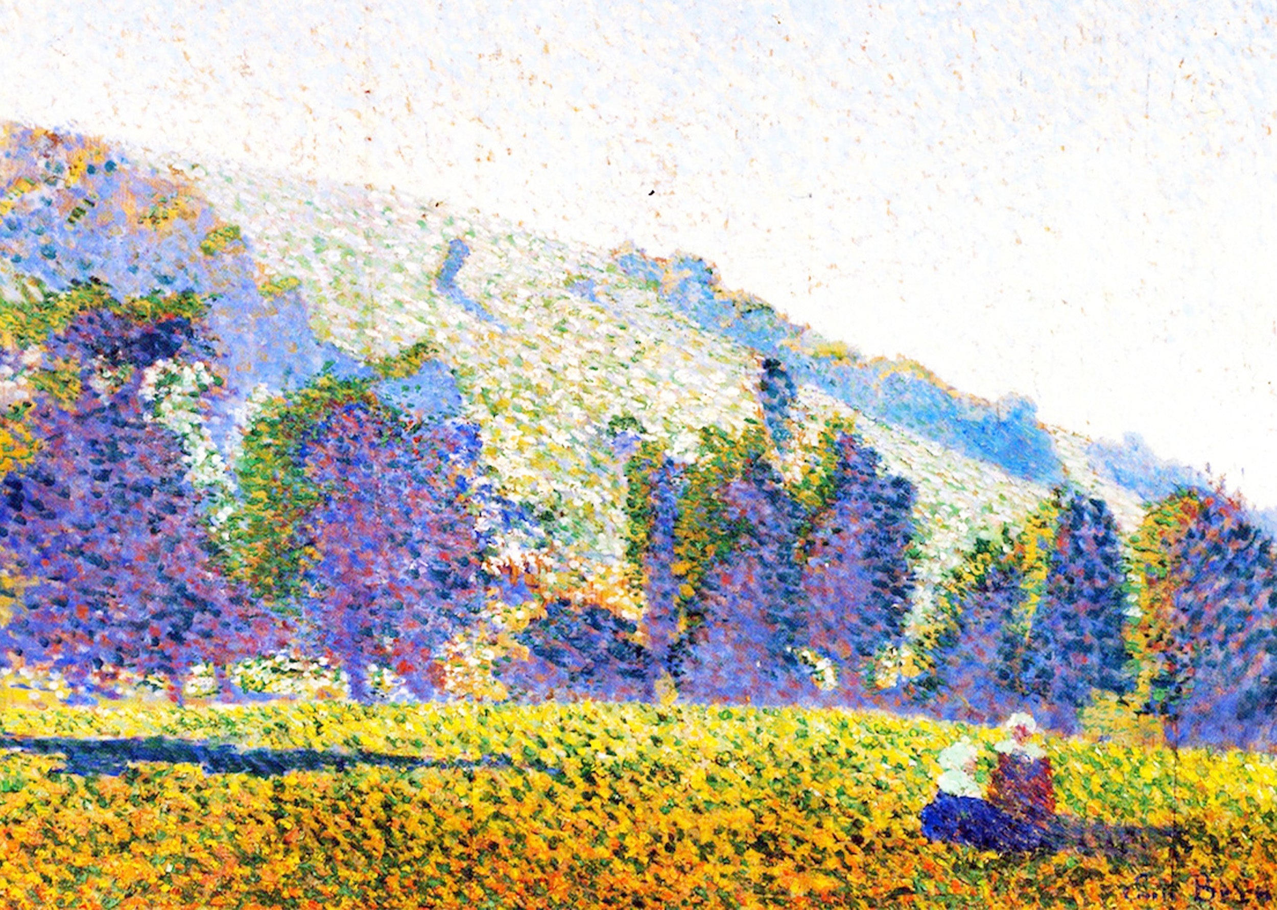 Émile Bernard - Two Breton Women in a Meadow