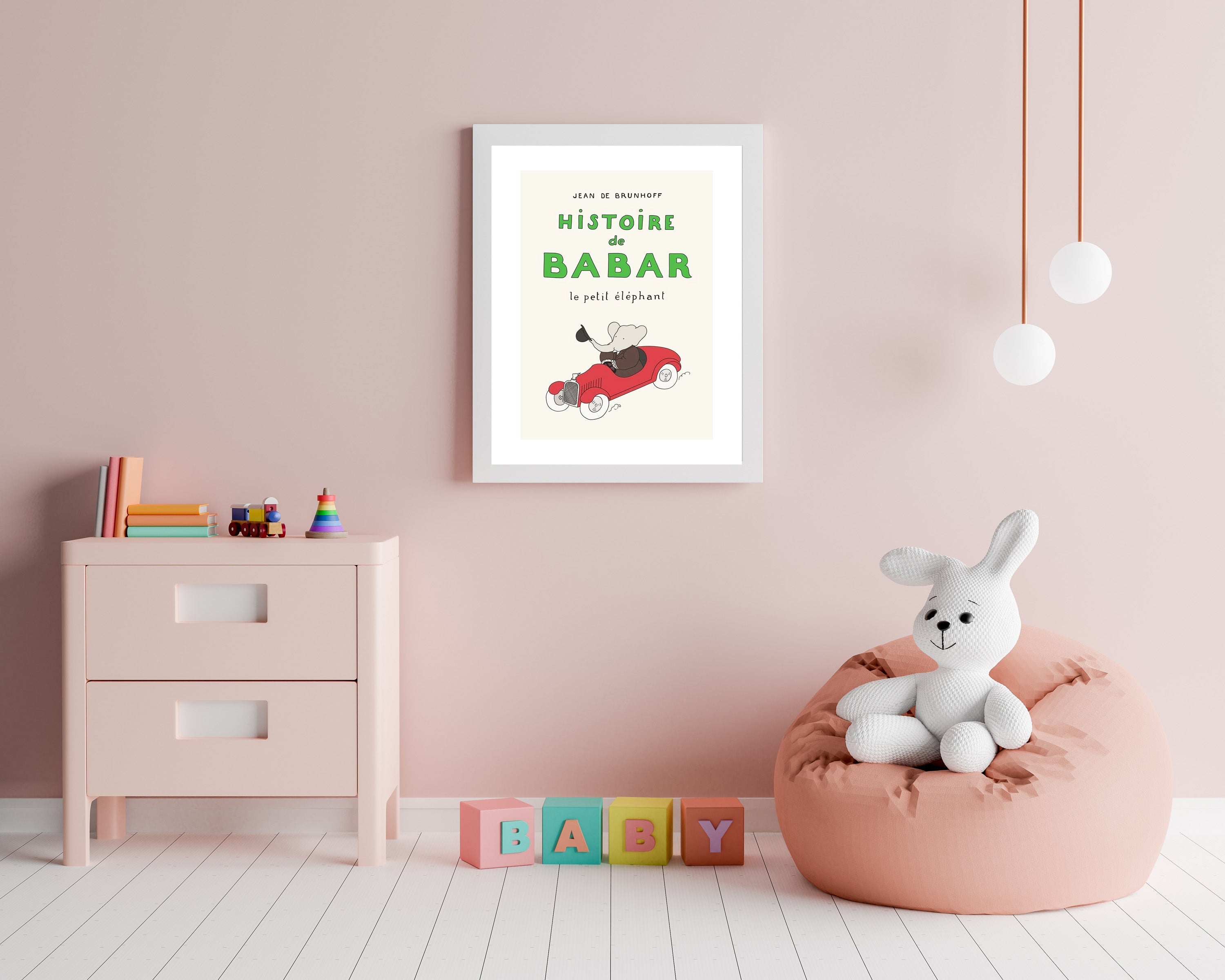 Babar Illustration Cover - Jean de Brunhoff