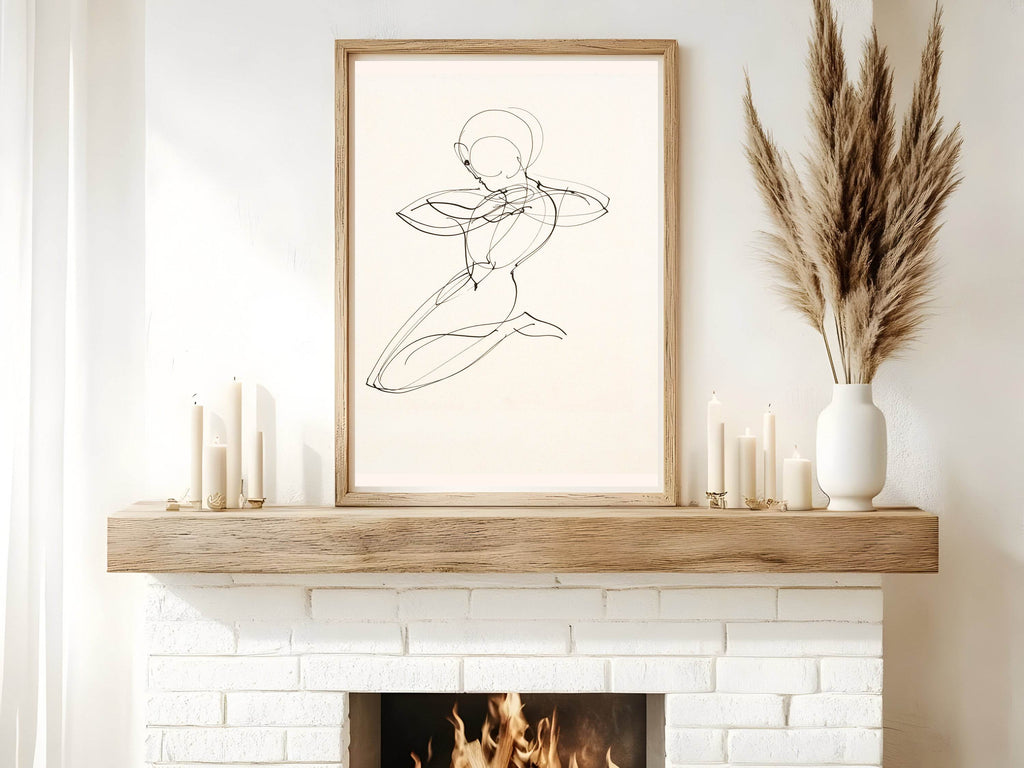 Oskar Schlemmer - Bauhaus Kneeling Figure - Hakyarts