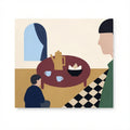 Canvas Print Bowl Cut Figurative | Contemporary Portrait Wall Art