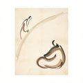 Canvas Print Seated Figures in Line | Minimalist Figurative Wall Art