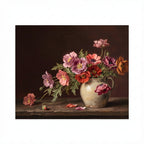 Canvas Print Still Life Floral Arrangements | Botanical Wall Art