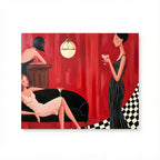 Canvas Print Drinks at the Bar | Contemporary Still Life Wall Art