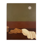Canvas Print Sleeping Beauty | Dreamlike Figurative Wall Art