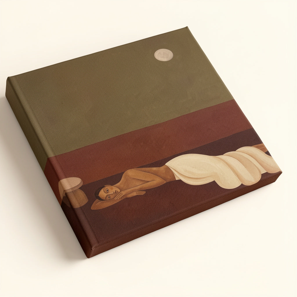 Canvas Print Sleeping Beauty | Dreamlike Figurative Wall Art