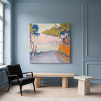 Canvas Print Golfe Juan – Paul Signac Poster | Neo‑Impressionist Coastal Art