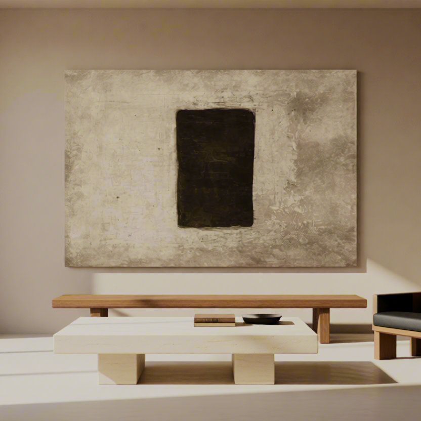 Canvas Print Mass Study | Brutalist Contemporary Wall Art