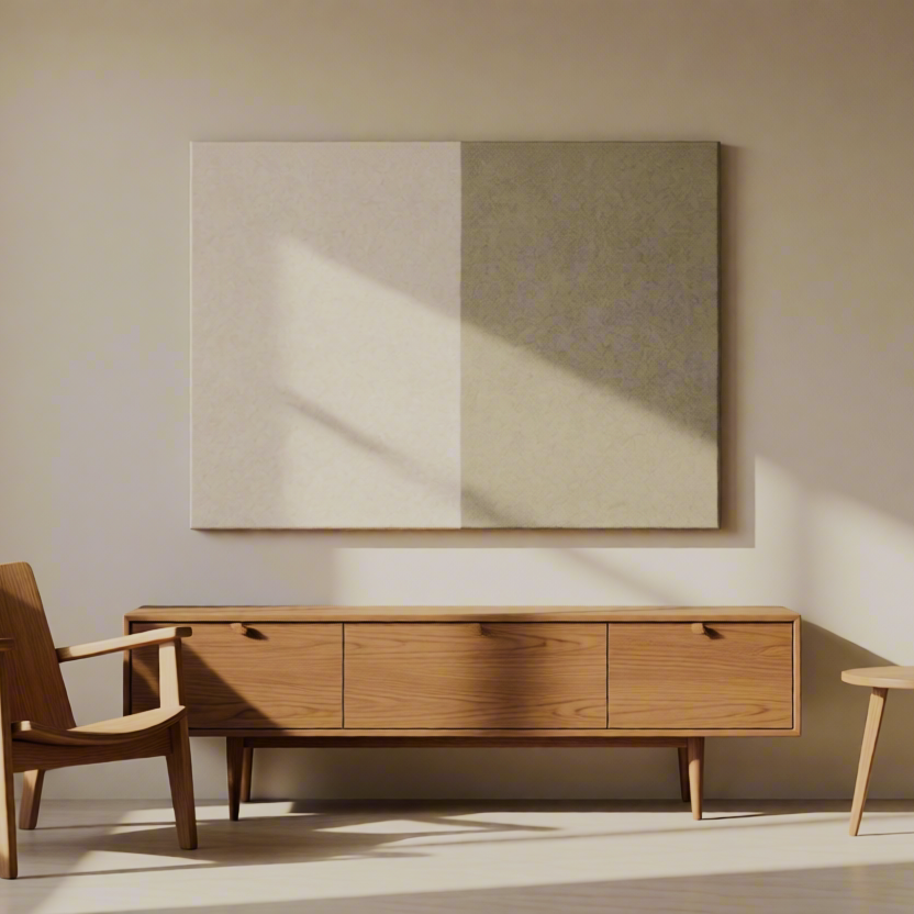 Canvas Print Monolithic Forms | Brutalist Contemporary Wall Art