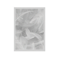 Canvas Print Black and White Plumes