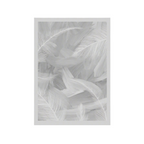 Canvas Print Black and White Plumes