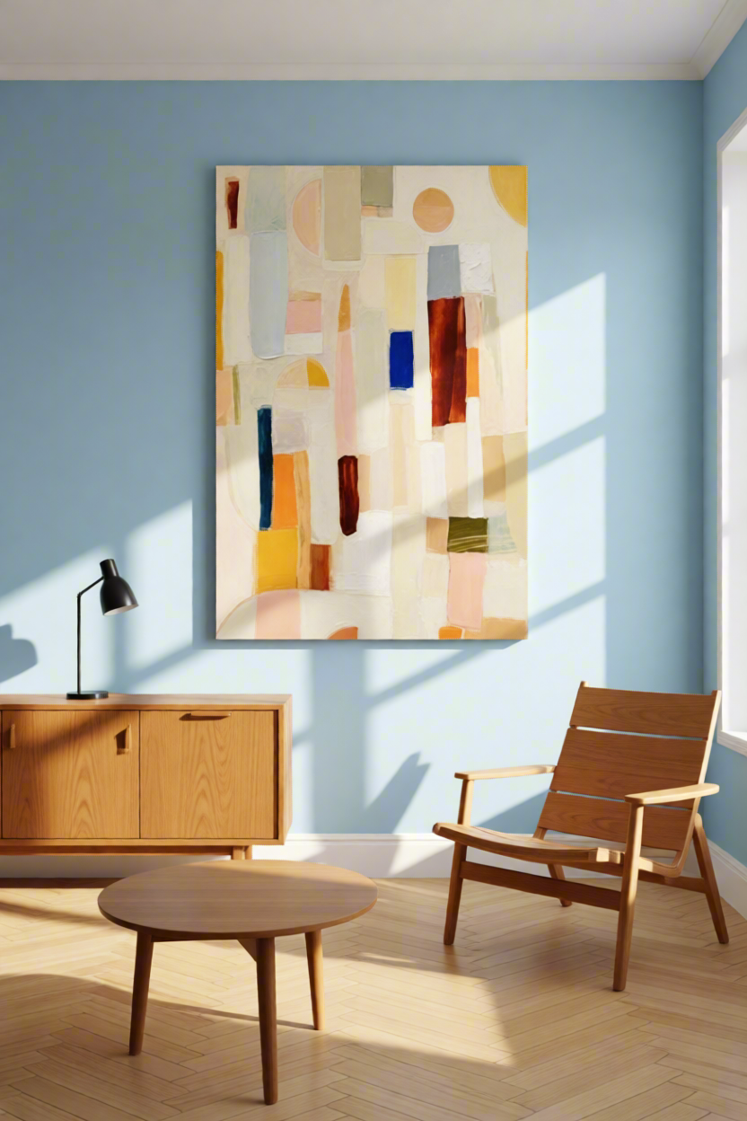 Canvas Print Contemporary Abstract Shapes | Modern Geometric Wall Art