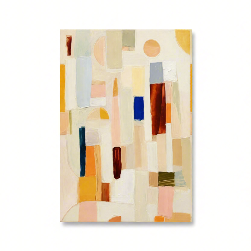Canvas Print Contemporary Abstract Shapes | Modern Geometric Wall Art