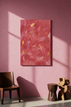 Canvas Print Fuchsia Freedom | Vibrant Abstract Wall Art