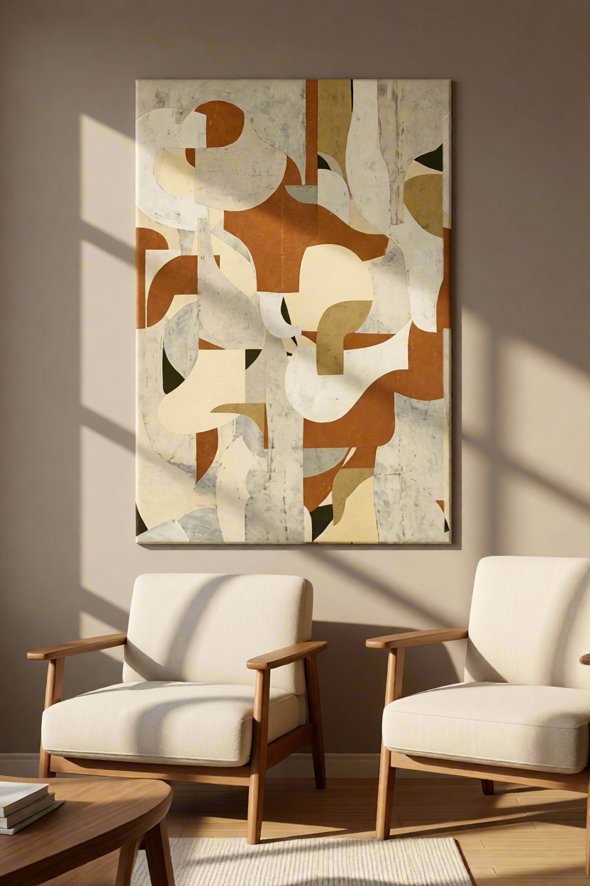 Canvas Print Shapes in Motion | Contemporary Wall Art