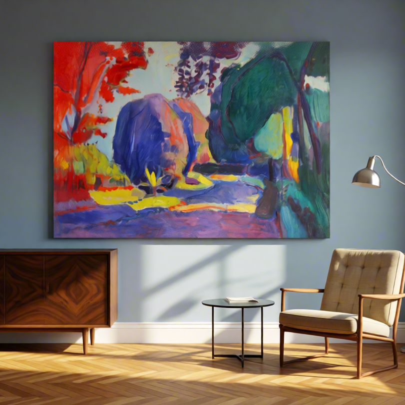 Canvas Print Henri Matisse – Luxembourg Gardens
