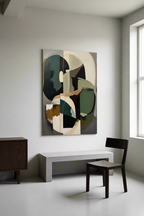 Canvas Print Contemporary Abstract Shapes | Modern Geometric Wall Art