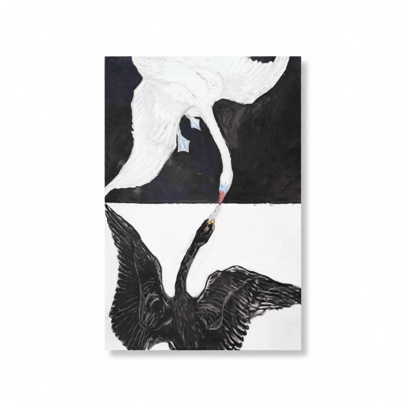 Canvas Print Group IX/SUW: The Swan No. 1 by Hilma af Klint – Abstract Art