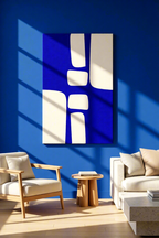 Canvas Print Yves Klein Blue Abstract Art Print – Minimalist Monochrome Wall Art