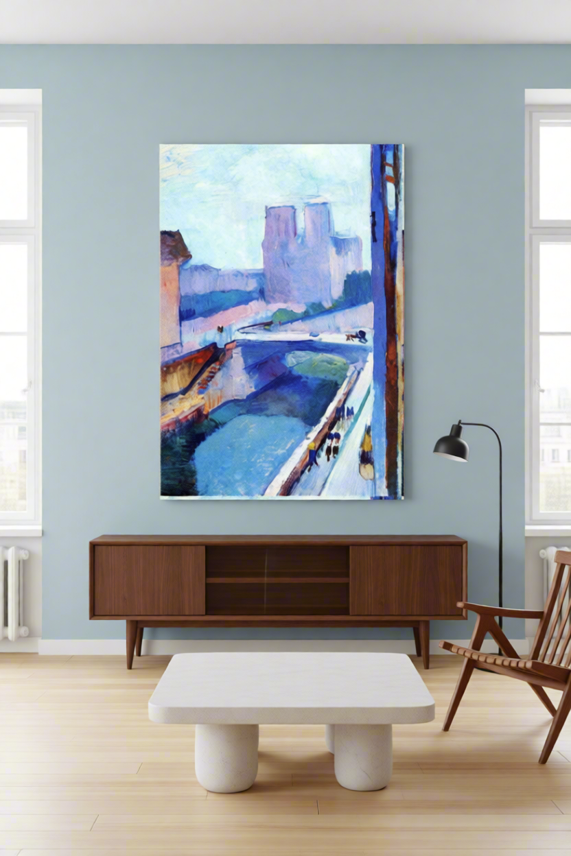 Canvas Print Henri Matisse - A Glimpse of Notre-Dame in the late Afternoon