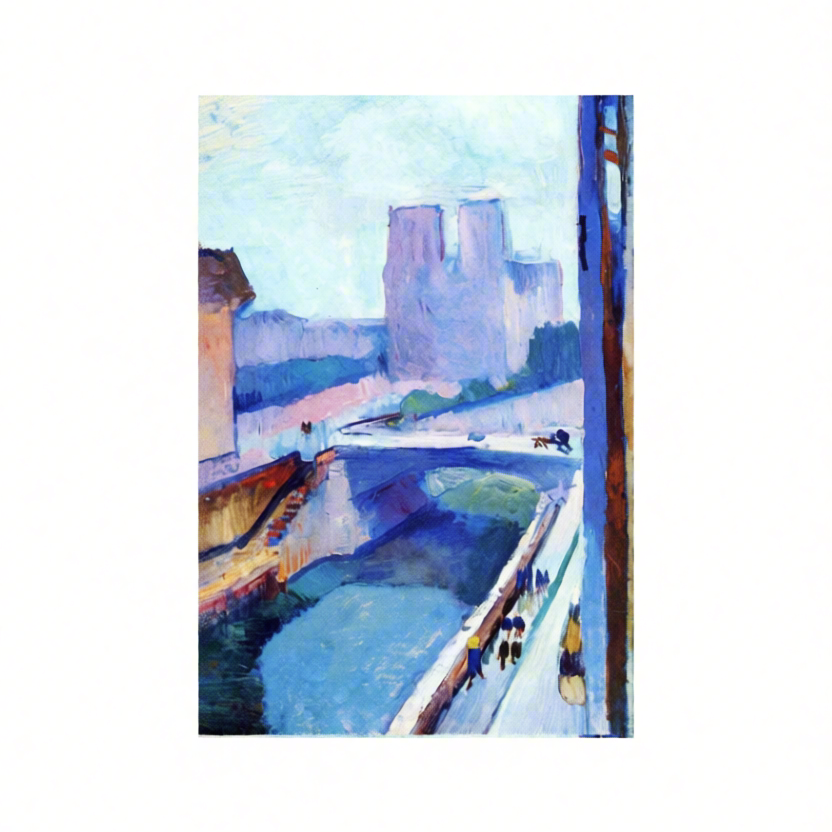 Canvas Print Henri Matisse - A Glimpse of Notre-Dame in the late Afternoon