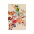 Canvas Print Shared Cocktails, Easy Evenings – Contemporary Social Moments