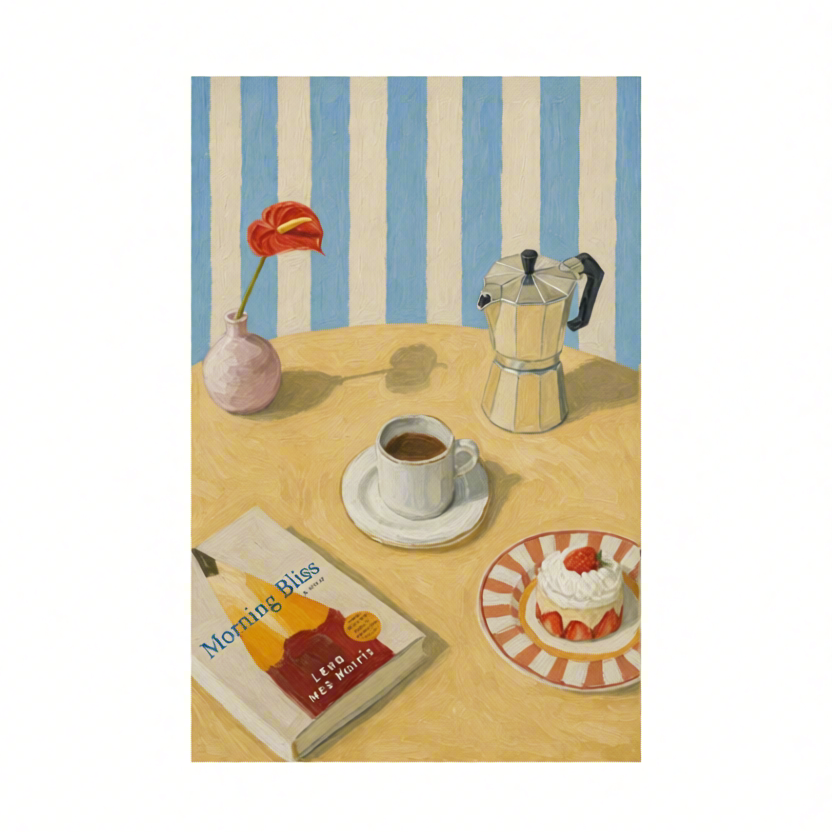 Canvas Print Morning Bliss - Serene Contemporary Wall Art