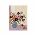 Canvas Print Floral Vase on Lavender | Botanical Still Life Wall Art
