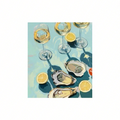 Canvas Print Oysters and Lemons | Mediterranean Still Life Wall Art