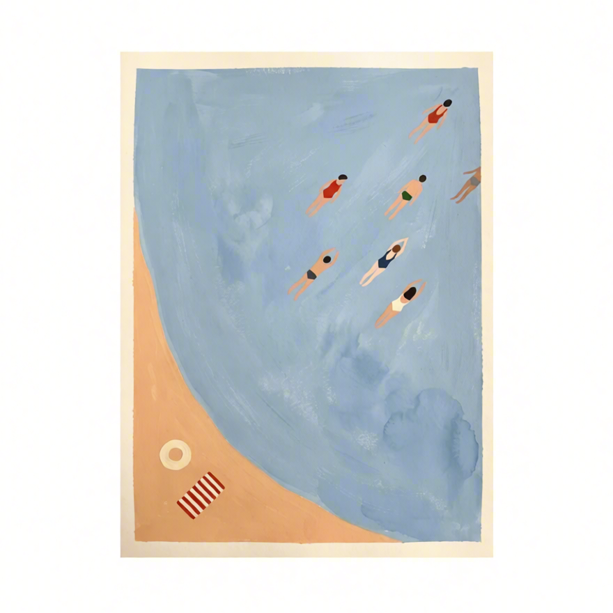 Canvas Print Summer Waters | Coastal Landscape Wall Art