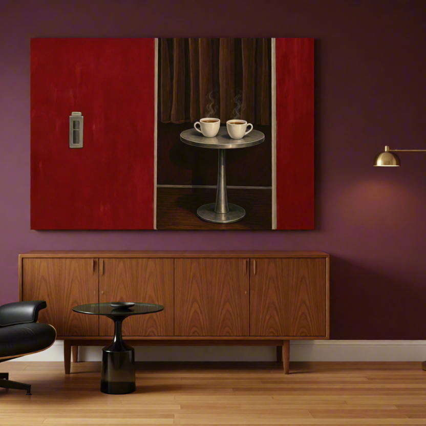 Canvas Print Two Cups for Life | Contemporary Still Life Wall Art