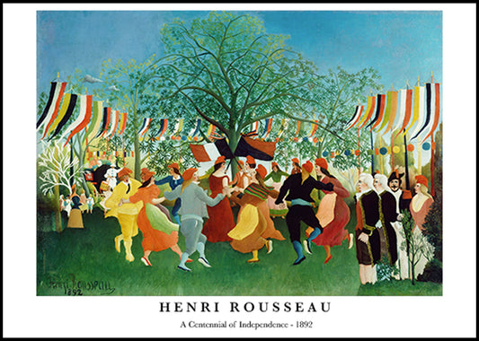 Henri Rousseau - A Centennial of Independence Poster
