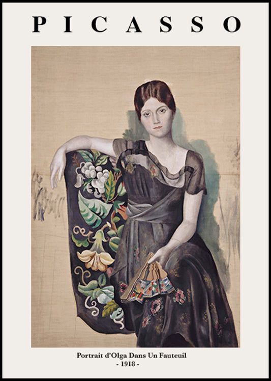 Pablo Picasso - Portrait D'Olga Dans Un Fauteuil Poster
