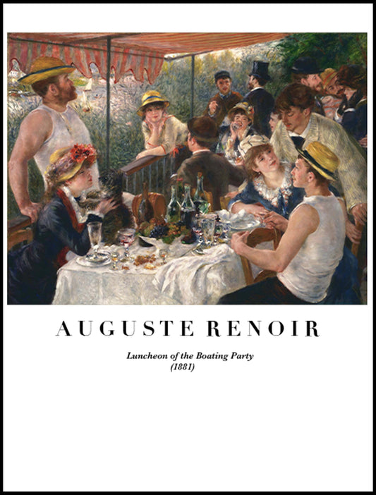 Auguste Renoir - Luncheon of the Boating Party Poster