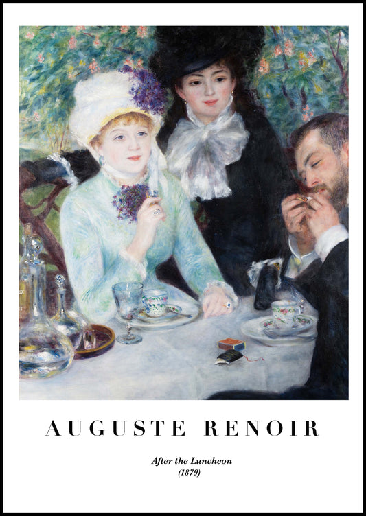 Auguste Renoir - After the Luncheon Poster
