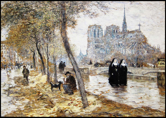 Jean Francois Raffaelli - Notre Dame de Paris