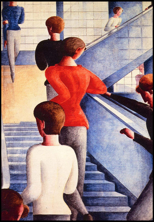 Oskar Schlemmer - Bauhaus Stairway