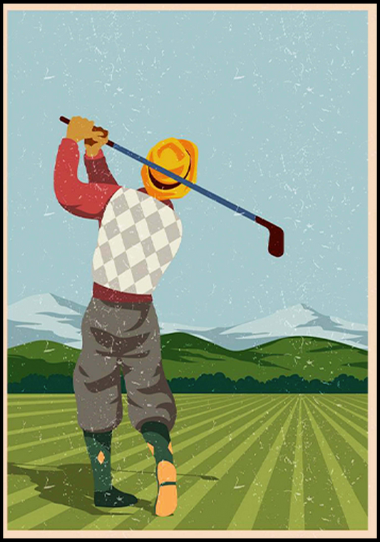 Golfing Poster