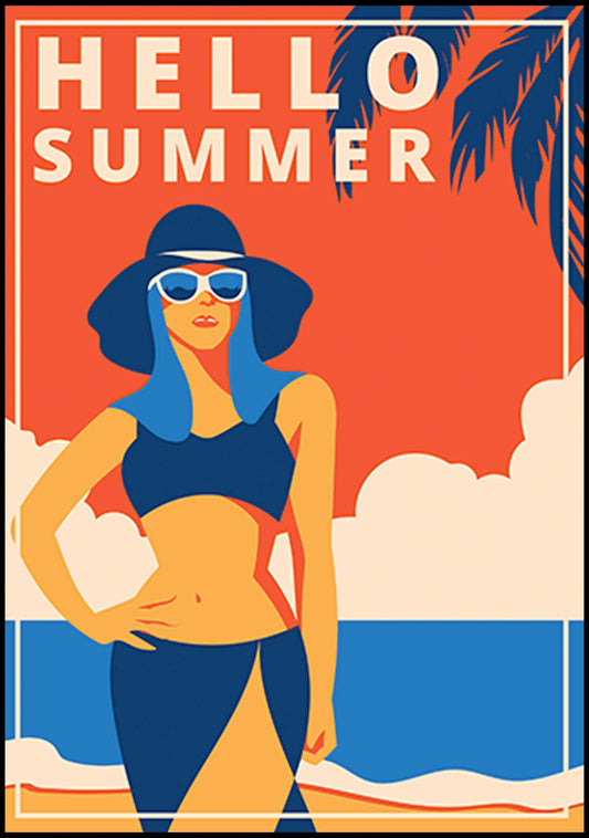Hello Summer No 2 Poster