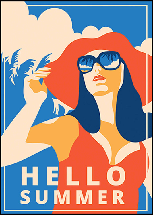 Hello Summer No 3 Poster