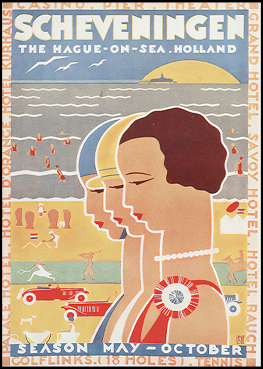 Louis Kalff - The Hague-On-Sea Holland Poster