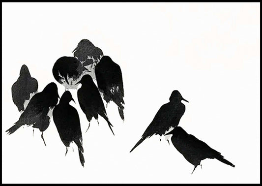 Watanabee Seitei - Japanese Crows
